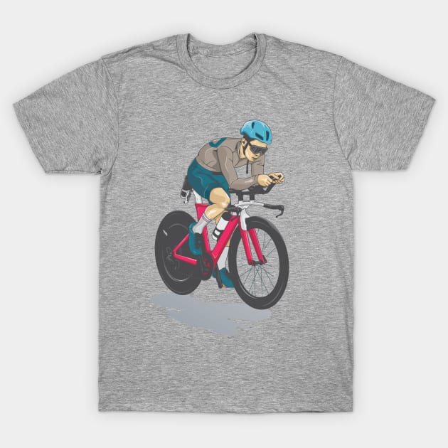 ride a road bike T-Shirt by savya std22